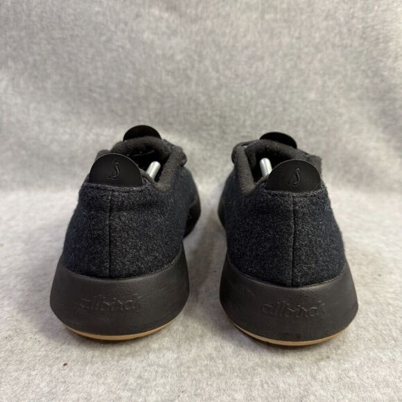 Albirds Shoes Mens Size 10 Wool Runer Mizzles WRM Black Casual Comfort Sneakers - Picture 5 of 9